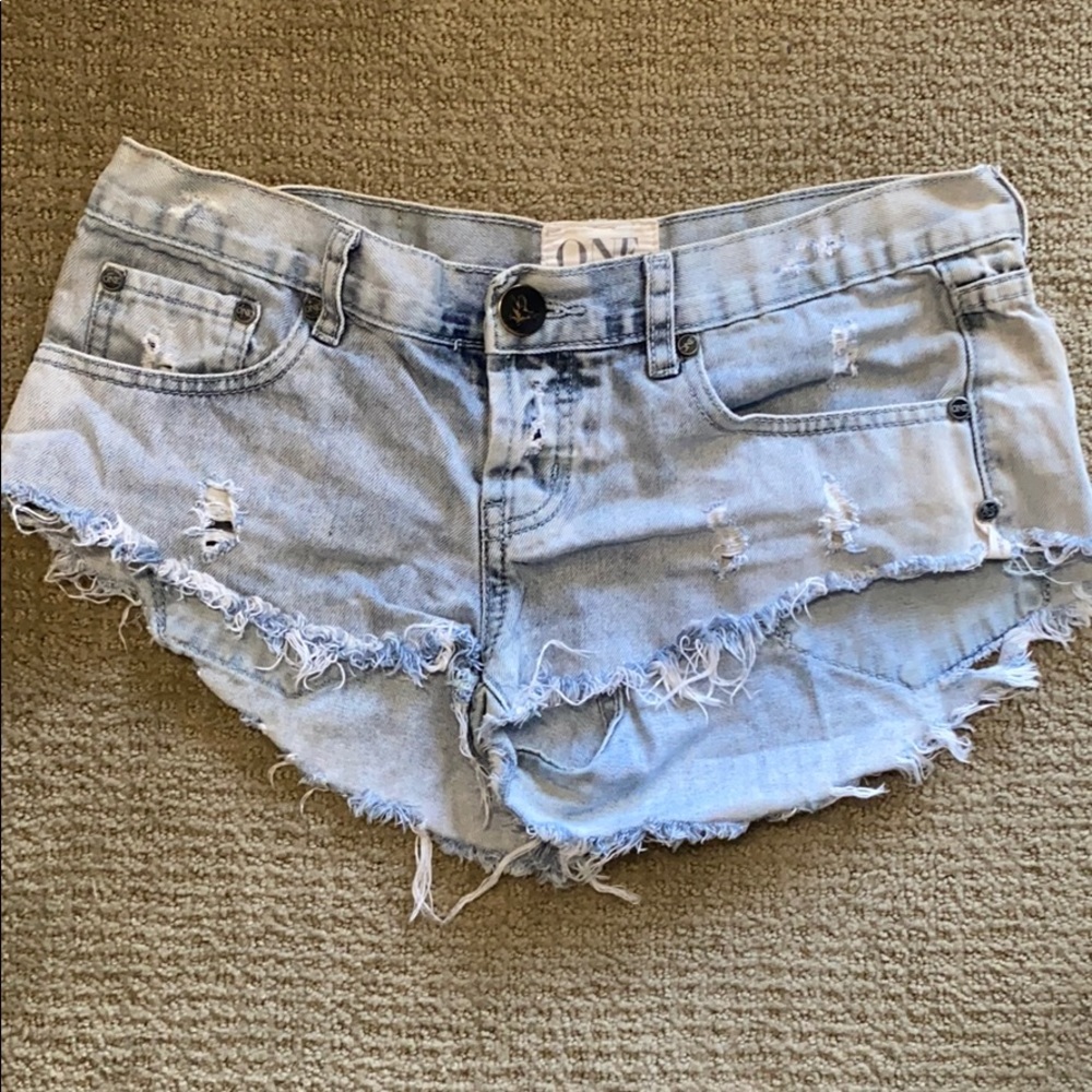 One Teaspoon bonita denim shorts